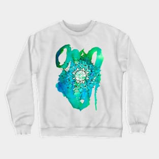 Watercolor Mandala Crewneck Sweatshirt